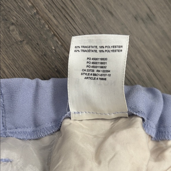 Babaton | Aritzia Serif Light Blue Elastic Waist Wide-Leg Pants Medium - Picture 11 of 13